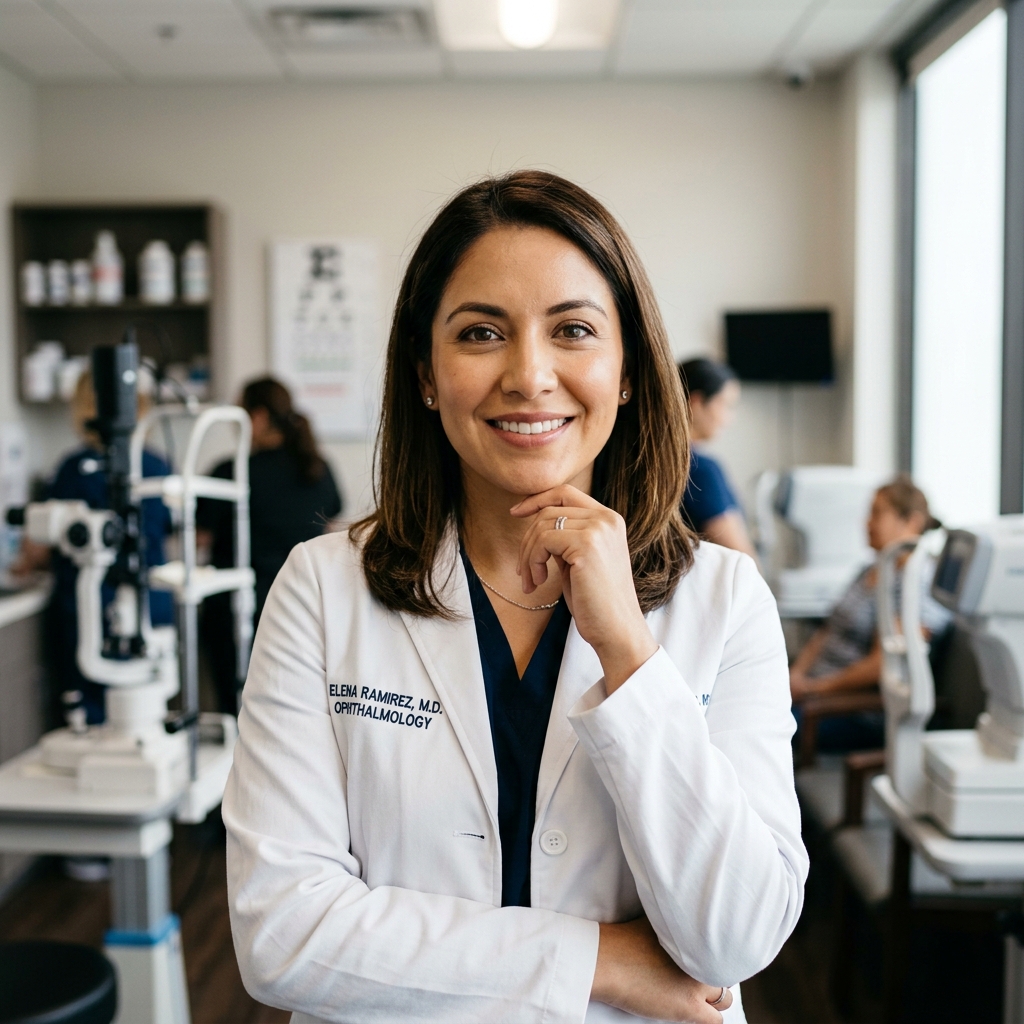 Especialista OMESVI con paciente